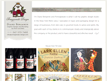 Tablet Screenshot of pomegranate-design.com